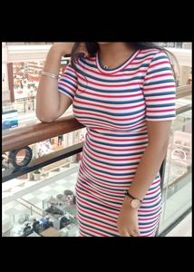 Striped Bodycon Dress