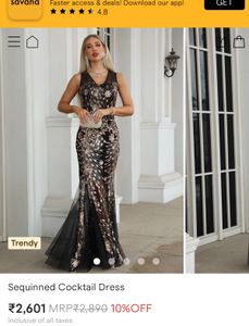 Savana Mermaid Gown 🔥🔥