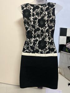 Pintrest Black Lace Mini Dress