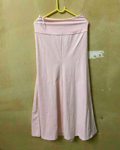 Pink Solid Skirt