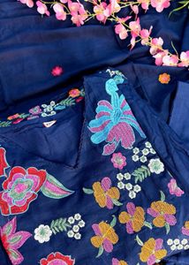 Floral Embroidered Kurta Set