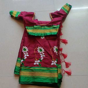 Nath Red Saree For Sale