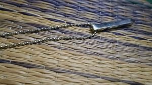 Mens Rugged Two Silver Chain
