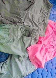 Cargo Shorts And Pant Normal Short