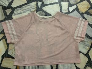 Pink N.Y. Mesh Crop Top🎀🌸