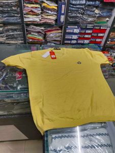 Yellow V-Neck T-Shirt