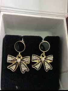 Korean Bow Earring
