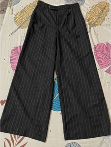 H&M Pinstripe Wide Leg Trousers