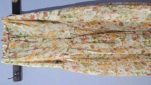 Women Orange Floral Printed Kurta With Sharara