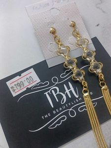 Elegant Gold Dangle Earrings