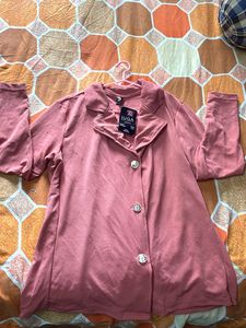 IUGA Pink Casual New Coat/shrug/cover