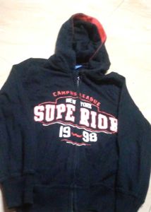 Black Graphic Hoodie