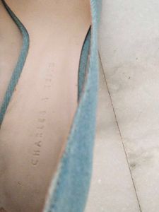 Heels By Charles And Keith...Light Blue Colour