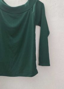 Green Knit Top