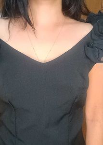 Imported Black Mini Dress