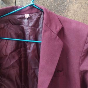 Sale Burgundy Blazer