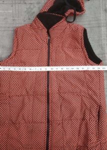 Checkered Sleeveless Jacket