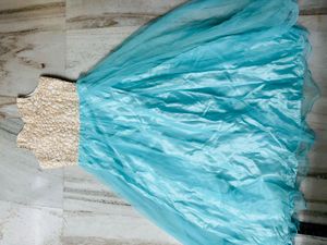 Blue Tulle Party Dress(NEVER WORE , New)