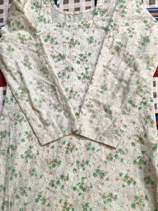 Floral Embroidered Kurta