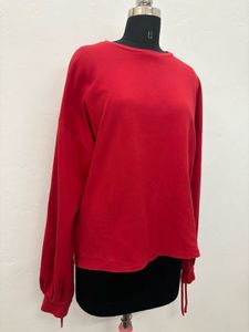 Red Long Sleeve Top