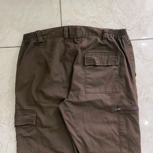 Brown Cargo Straight Fit
