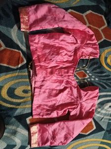 Pink Stiched Sarree