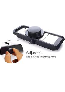 Adjustable Steel Slicer With Safety Holder