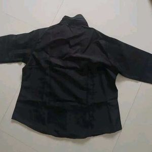 Classic Black Button-Down Shirt