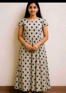 Polka Dot Maxi Dress