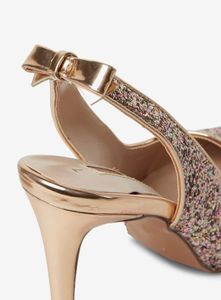 Dorothy Perkins Pink Glitz Slingback Court Shoes
