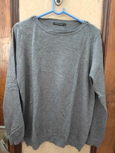 Embellished Gray Pullover