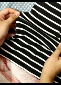 Striped Dog Graphic Tee