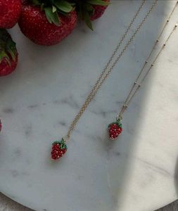 Berry Beaded Necklace