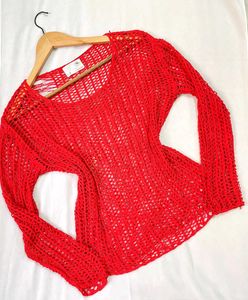 Pinterest Crochet Cherry Pullover A