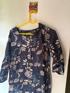Floral Print Kurta