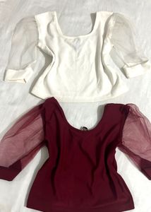 Sheer Sleeve Top Bundle