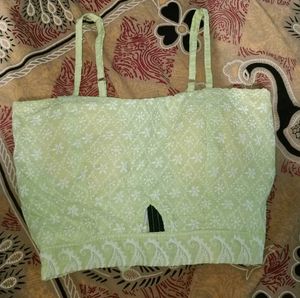 Embroidered sleevless top