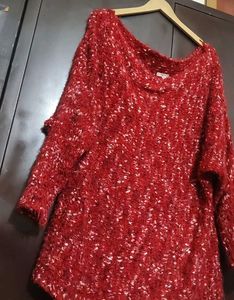 Maroon Winter Top For Girl Or Woman 42 Bust
