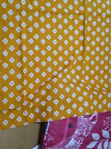 Yellow Colour Printed Kurti