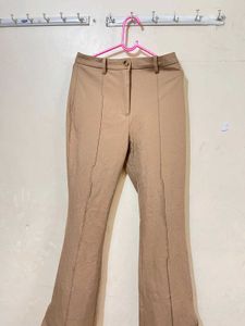 Flared Tan Pants