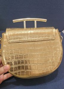 100% Original Zara Gold Bag
