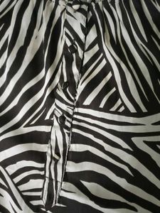 Zebra Print Casual Dress