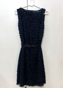 Black Ruffle Dress