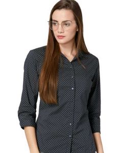 Unisex Formal Classic Black & White Dot Shirt 🤩
