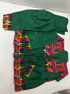 Navratri Special Green Embroidered Kurta Set