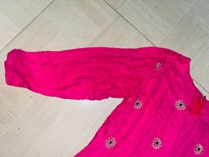 Pink Embroidered Salwar Kameez