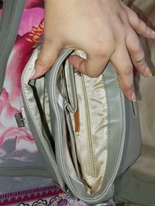 Grey Chic College Trendy Classy Sling Bag