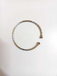 Two-Tone Bangle Bracelet