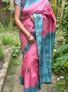 cotton silk saree