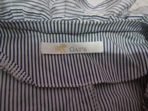 Striped Ruffle Y2K Blouse